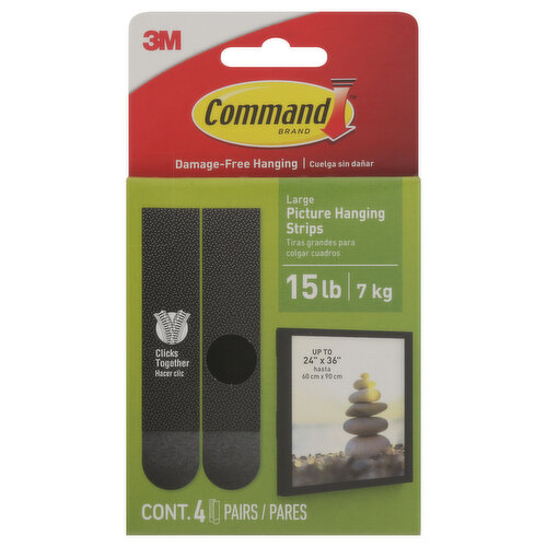 Command Picture Hanging Strips, Large