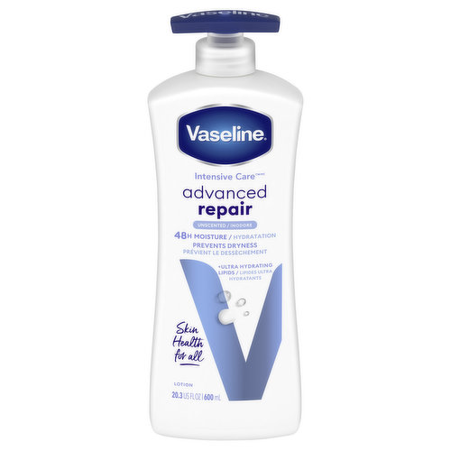 Vaseline Intensive Care Lotion, Unscented, Advanced Repair