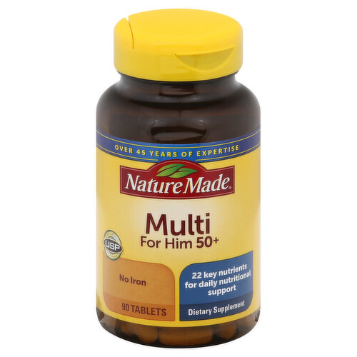 Nature Made Multi, For Him 50+, Tablets