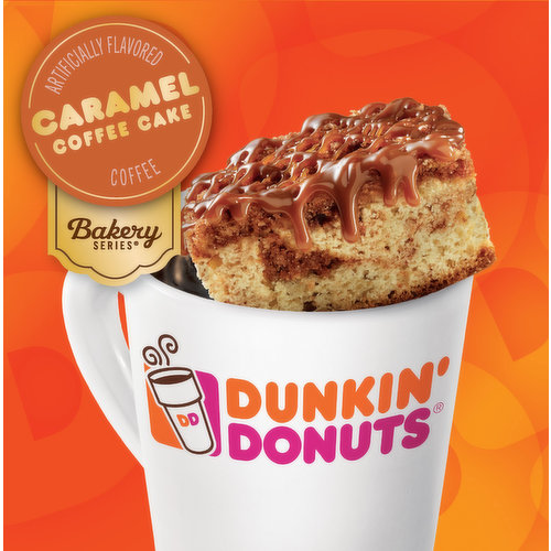 dunkin donuts caramel coffee cake coffee