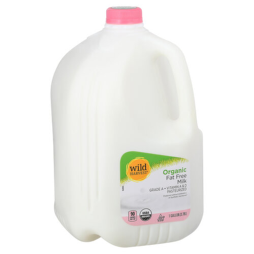 Wild Harvest Organic Milk, Fat Free