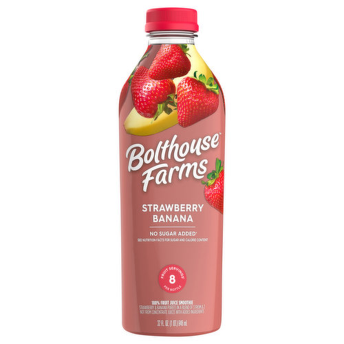 Bolthouse Farms 100% Fruit Juice Smoothie, Strawberry Banana