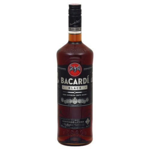 Bacardi Rum, Black
