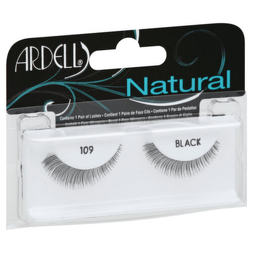 Ardell Lashes, Natural, Black 109