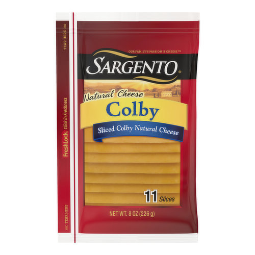 SARGENTO Sliced Colby Natural Cheese