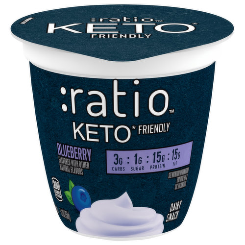 Ratio Dairy Snack, Blueberry, Keto Friendly