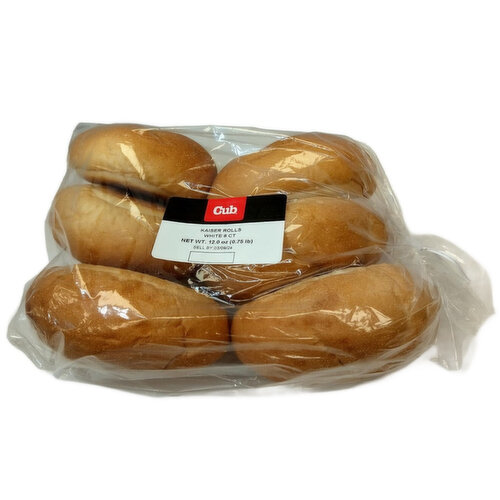 Cub Bakery White Kaiser Rolls