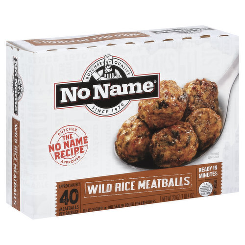 No Name Meatballs, Wild Rice