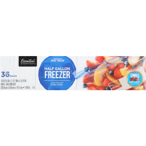 Ziploc Freezer Bags Gallon, 14 Count