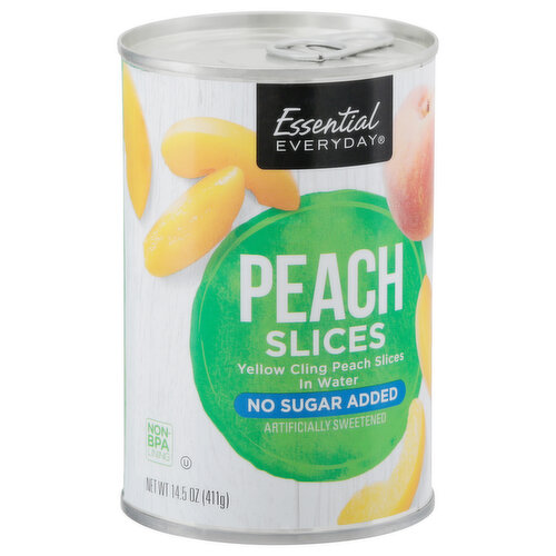 Essential Everyday Peach Slices, No Sugar Added