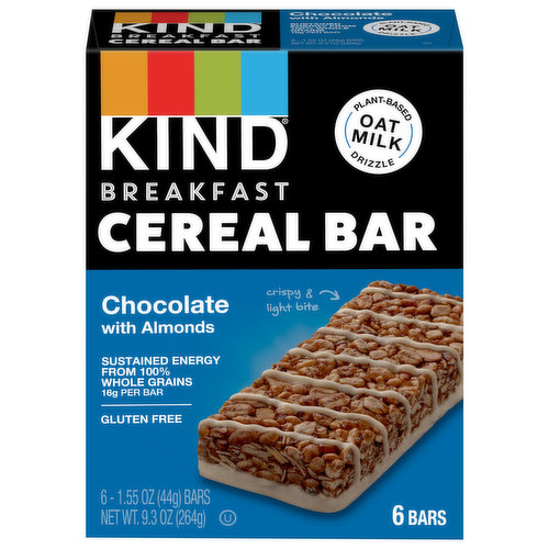 Kind Cereal Bar, Breakfast, Chocolate with Almonds