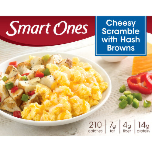 Smart Ones Cheesy Scramble with Hash Browns, Eggs & Cheddar, Monterey Jack & Mozzarella Cheeses Frozen Meal