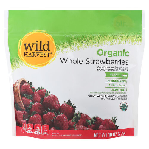 Wild Harvest Strawberries, Organic, Whole