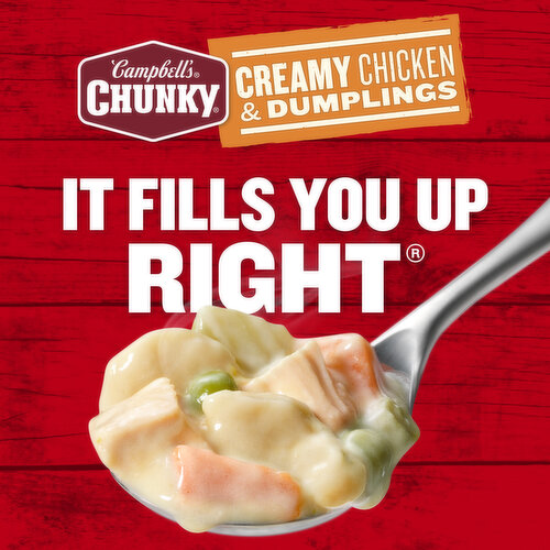 Campbell's® Chunky® Creamy Chicken and Dumplings Soup