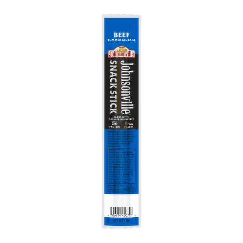 Johnsonville Beef Summer Sausage Snack Stick