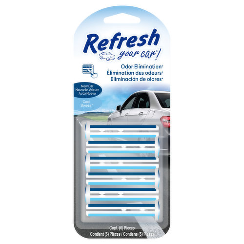 Refresh Your Car! Odor Elimination, Cool Breeze