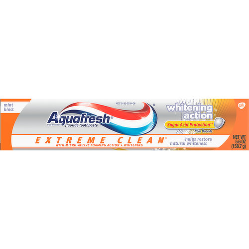 aquafresh extreme clean mint blast