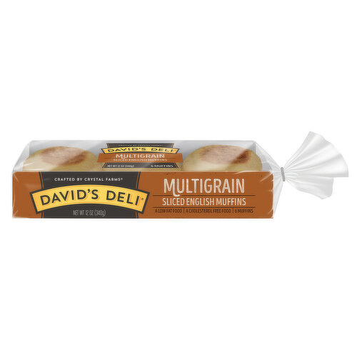 David's Deli David's Deli English Muffins, Multigrain, Sliced