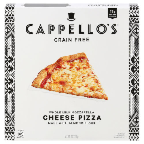 Cappello's Pizza, Grain Free, Cheese