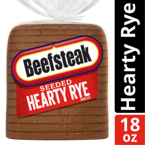 Beefsteak Beefsteak Hearty Rye Seeded Bread, 18 oz