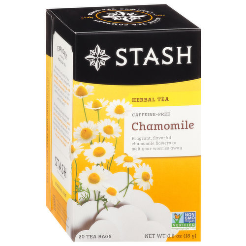 Stash Herbal Tea, Caffeine-Free, Chamomile, Tea Bags