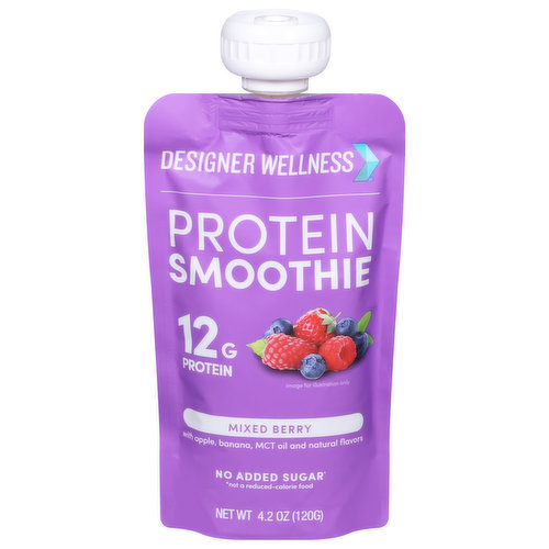 Designer Wellness Protein Smoothie, Mixed Berry