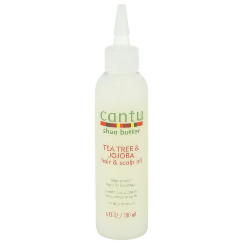 Cantu Hair & Scalp Oil, Tea Tree & Jojoba Oil, Shea Butter
