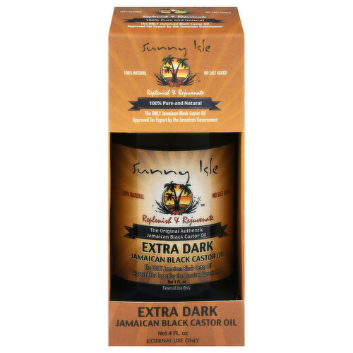 Sunny Isle Castor Oil, Jamaican Black, Extra Dark