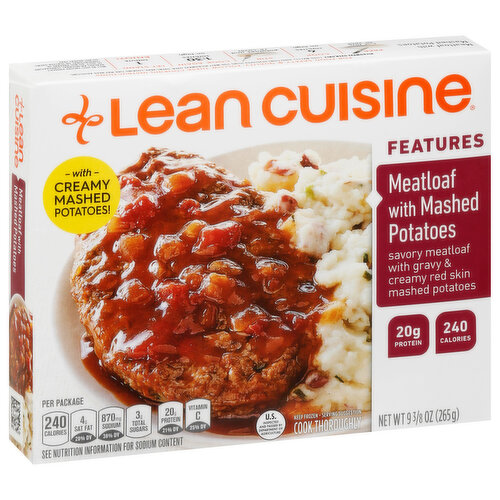 With creamy mashed potatoes! Features.