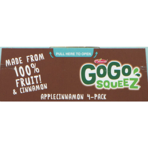 Materne GoGo Squeez Organic Apple Cinnamon Fruit on the Go