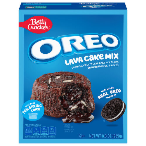Betty Crocker Cake Mix, Lava, Oreo