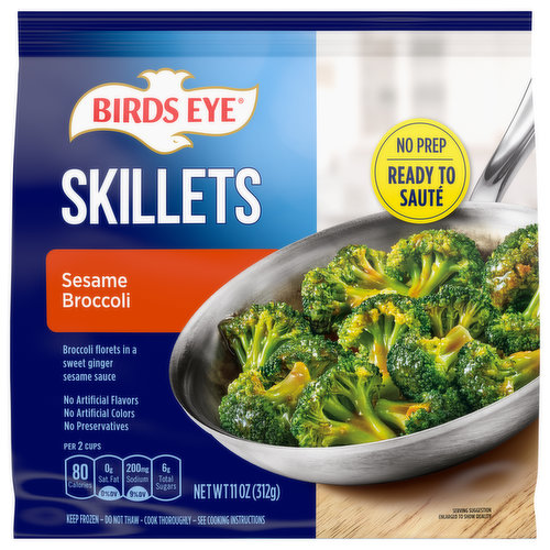 Birds Eye Skillets Sesame Broccoli Frozen Vegetables