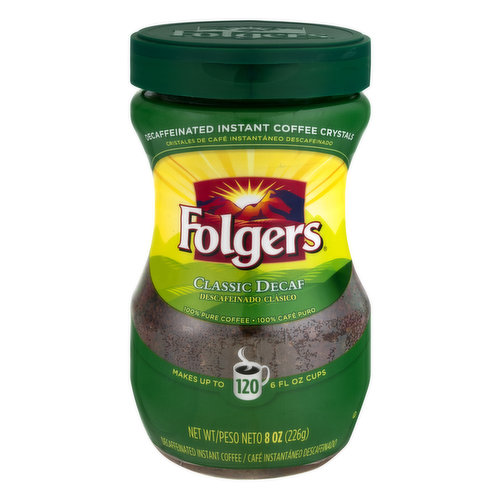 Folgers Folgers Instant Coffee Decaf Classic