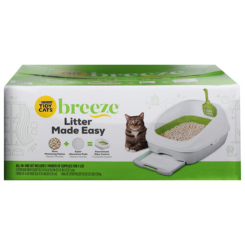 Tidy Cats Breeze Cat Litter Box System, All-in-One Kit