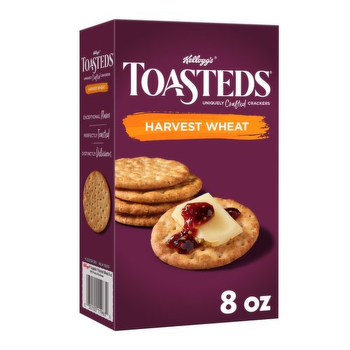 Toasted Crackers, Harvest Wheat