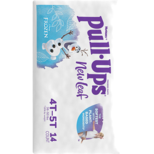 Pull-Ups New Leaf Girls' Potty Training Pants 4T-5T (38-50 lbs), 14 ct -  Pay Less Super Markets