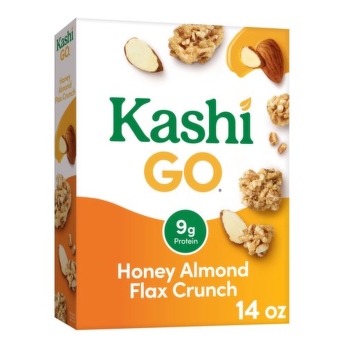 Kashi Go Cold Breakfast Cereal, Honey Almond Flax Crunch