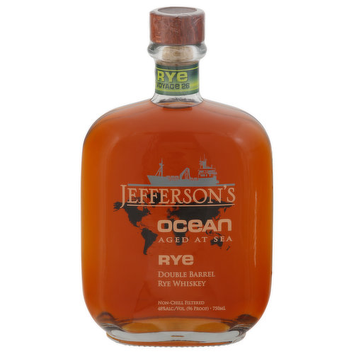 Jefferson's Rye Whiskey, Double Barrel, Ocean