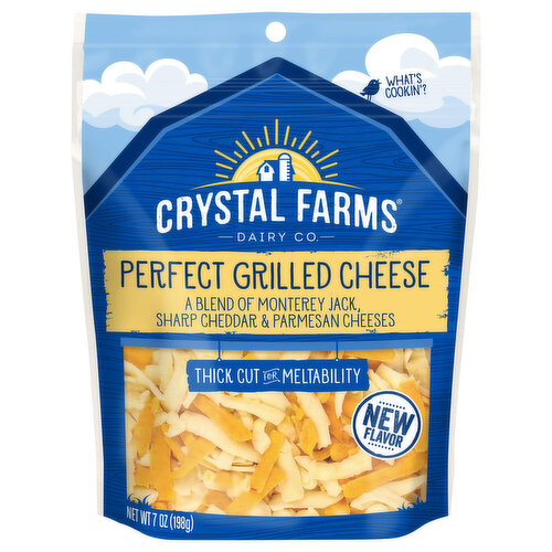 Crystal Farms Cheese, Perfect Grilled, Thick Cut