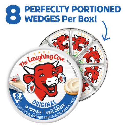 The Laughing Cow Creamy Original Spreadable Cheese Wedges