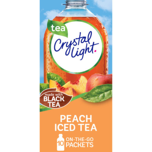 Crystal Light Peach Iced Tea Artificially Flavored Powdered Drink Mix