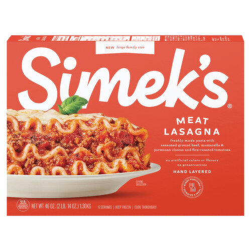 Simek's Lasagna, Meat, Family Size