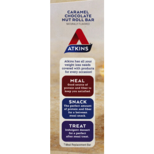 Atkins Atkins Caramel Chocolate Nut Roll Protein Snack
