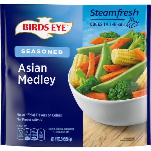 Birds Eye Steamfresh Lightly Seasoned Asian Medley - Shop Mixed