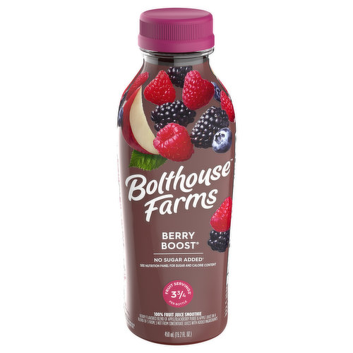 Bolthouse Farms 100% Fruit Juice Smoothie, Berry Boost