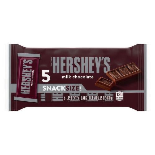 Hershey's Milk Chocolate, Snack Size Bars