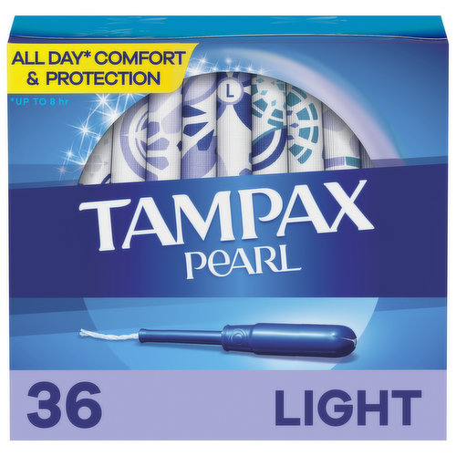 Tampax Pearl Tampax Pearl Tampons, Light 36 Ct