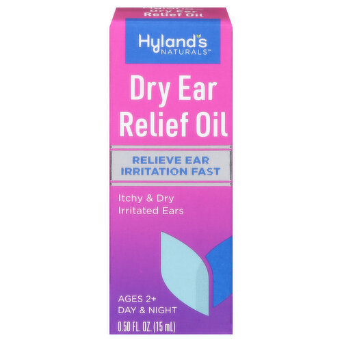 Hyland's Naturals Dry Ear Relief Oil, Day & Night, Ages 2+