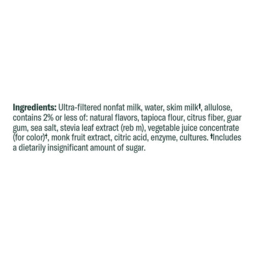 Chobani Yogurt, Zero Sugar, Black Cherry Flavor