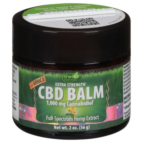 Irwin Naturals CBD Balm, with Arnica, Extra Strength